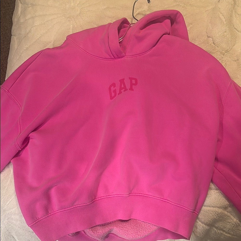 GAP Vibrant Pink Pullover Hoodie